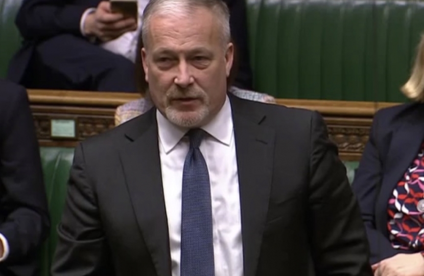 Richard speaking in House of Commons