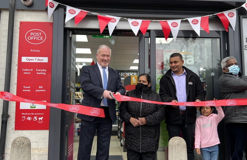 Opening Arlesey Post Office