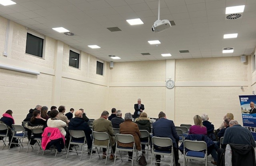 Town Hall Meeting at the Orchard Centre in Biggleswade