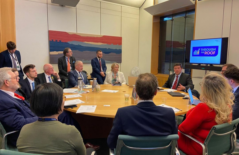Richard attending a meeting of the All Party Parliament Group (APPG) on Motor Neurone Disease (MND)