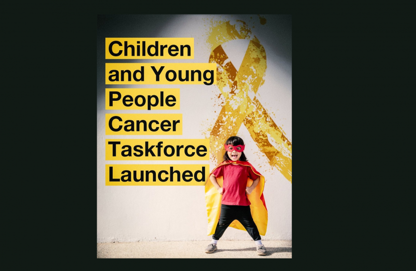 Children and Young person cancer taskforce poster