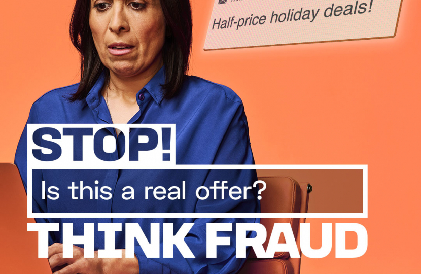 Stop Think Fraud campaign posting