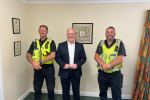 Richard with Bedfordshire Police Wildlife and Rural Crime Team