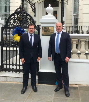 Ukraine Embassy Richard Fuller MP and Robert Jenrick MP