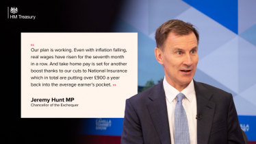 Chancellor's Reaction to latest ONS figures