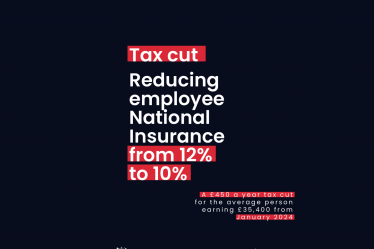 NIC Tax Cut from 6 January 2024